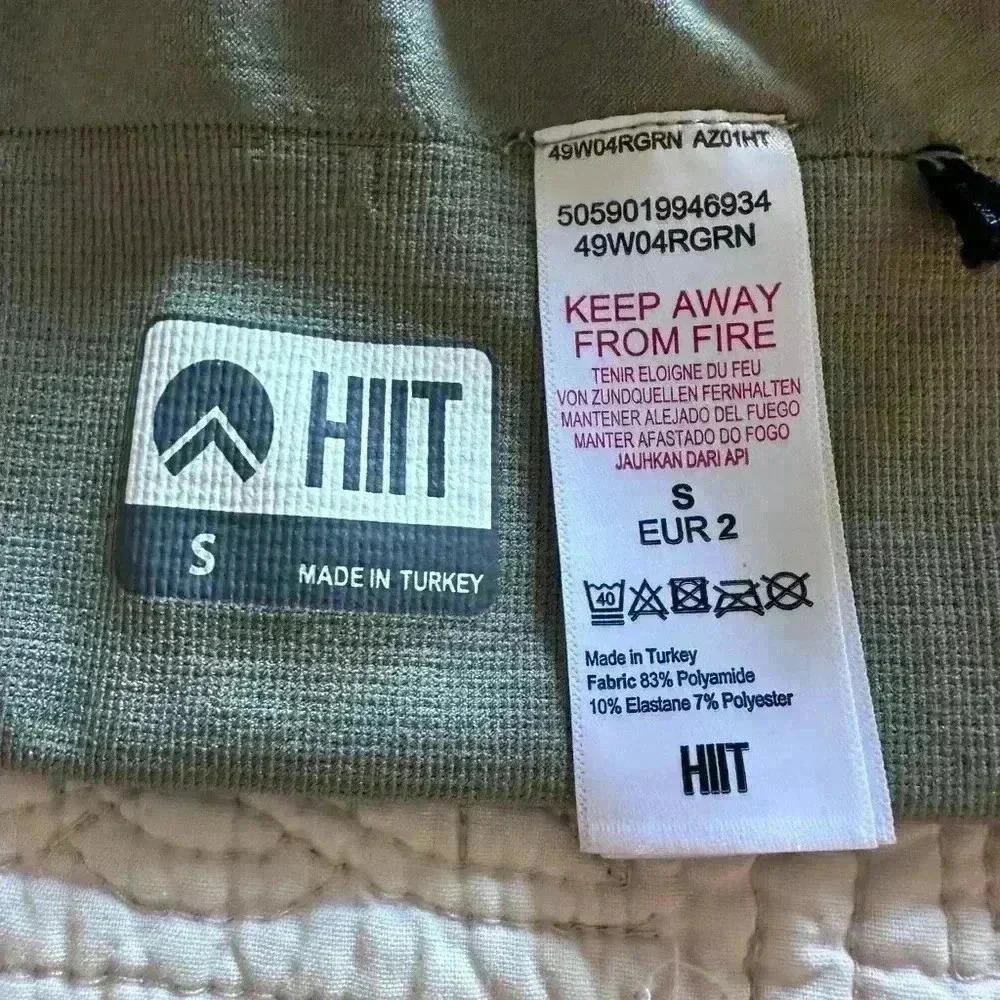 HIIT Size Small Womans Olive Green and Grey Sports Bra Active Comfotable Workout - Picture 3 of 6